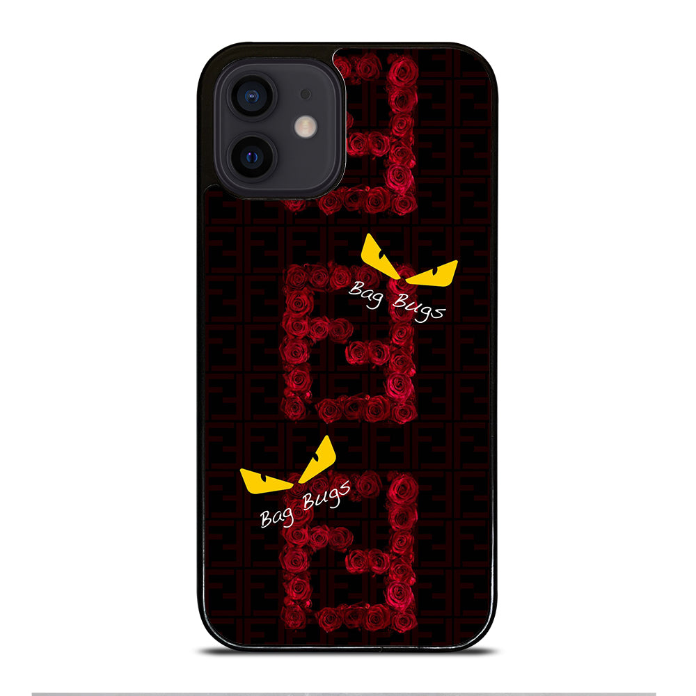 FENDI ROMA BAG BUGS iPhone 12 Mini Case Cover