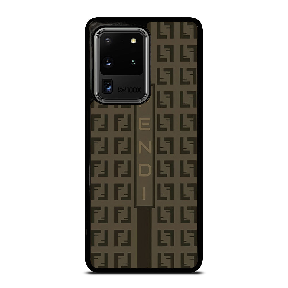 FENDI ROMA BROWN PATTERN 2 Samsung Galaxy S20 Ultra Case Cover