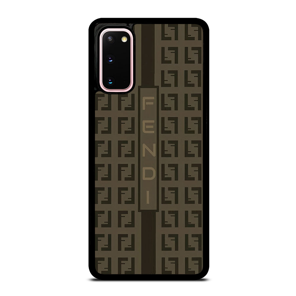 FENDI ROMA BROWN PATTERN 2 Samsung Galaxy S20 Case Cover