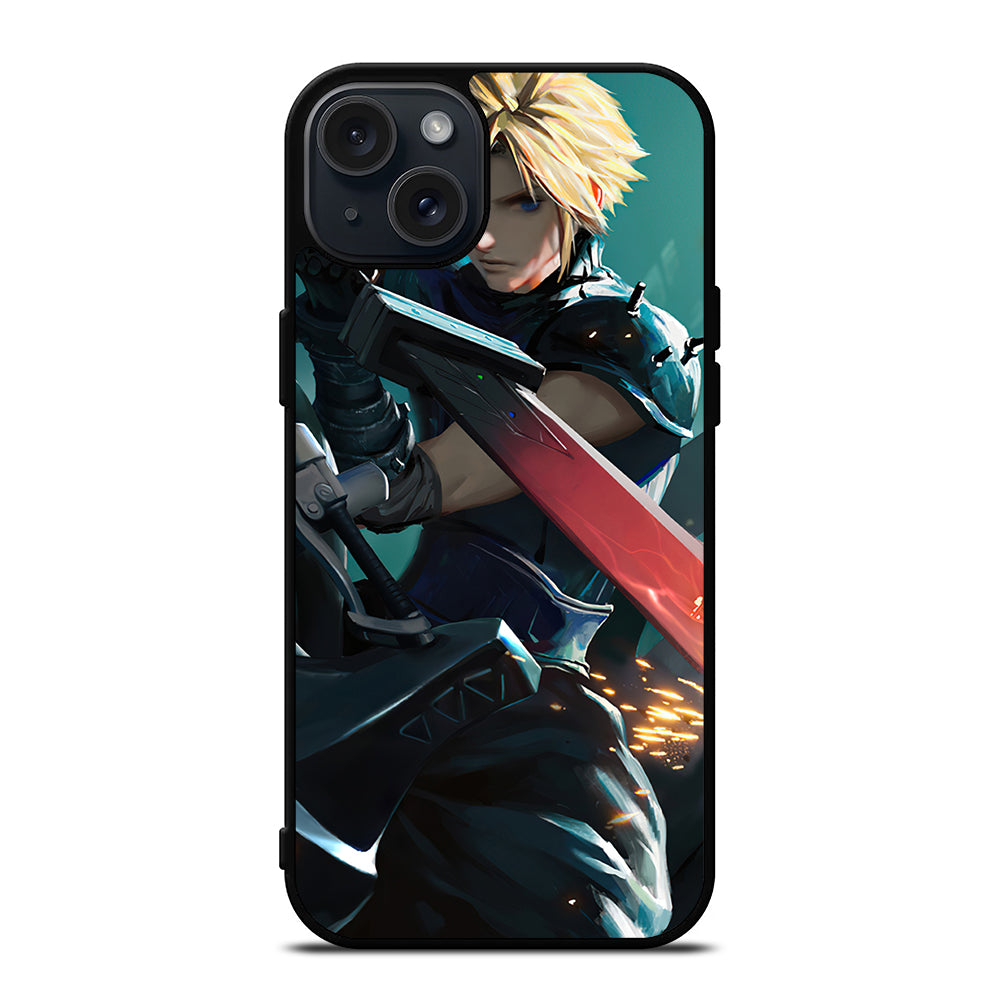 FINAL FANTASY CLOUD SWORD iPhone 15 Plus Case Cover