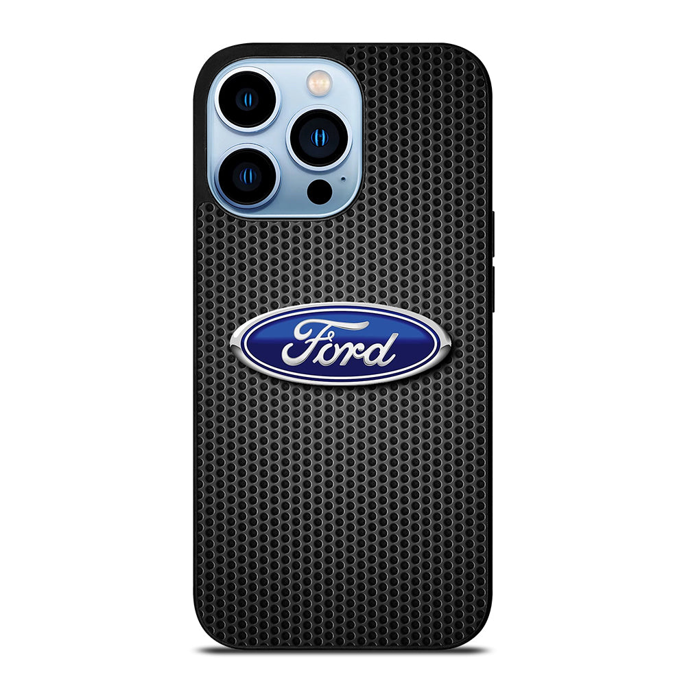 FORD METAL LOGO 2 iPhone 13 Pro Max Case Cover