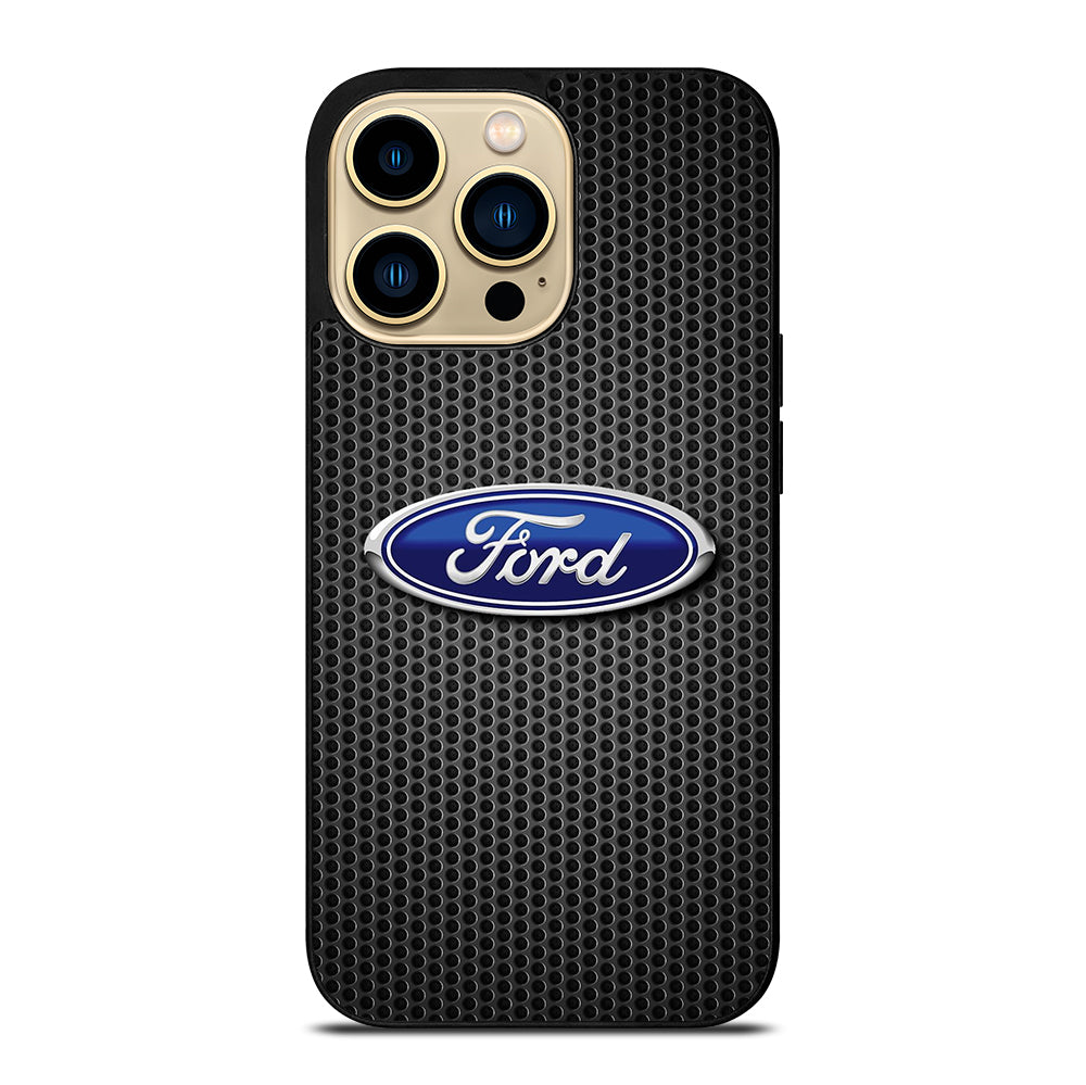 FORD METAL LOGO 2 iPhone 14 Pro Max Case Cover