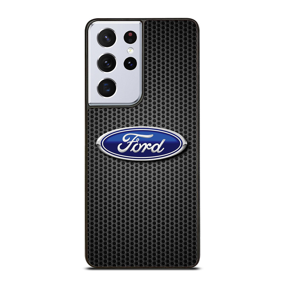 FORD METAL LOGO 2 Samsung Galaxy S21 Ultra Case Cover