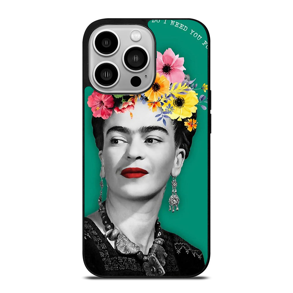 FRIDA KAHLO FACE ART iPhone 14 Pro Case Cover