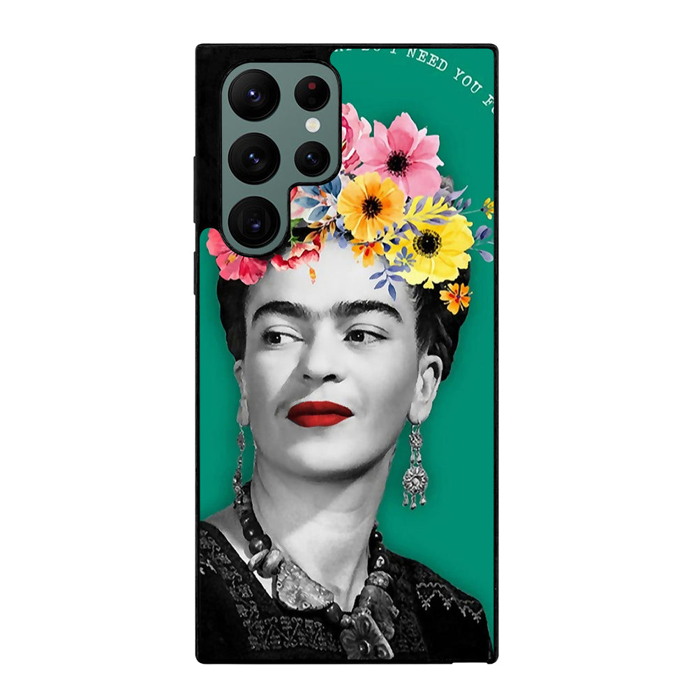 FRIDA KAHLO FACE ART Samsung Galaxy S22 Ultra Case Cover