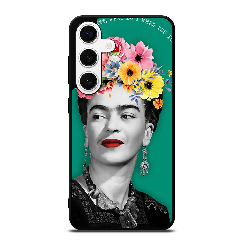 FRIDA KAHLO FACE ART Samsung Galaxy S24 Case Cover