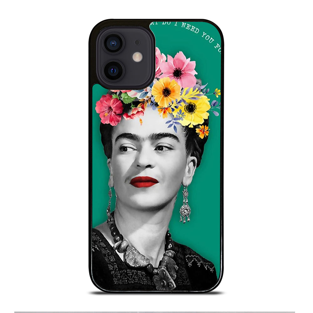 FRIDA KAHLO FACE ART iPhone 12 Mini Case Cover