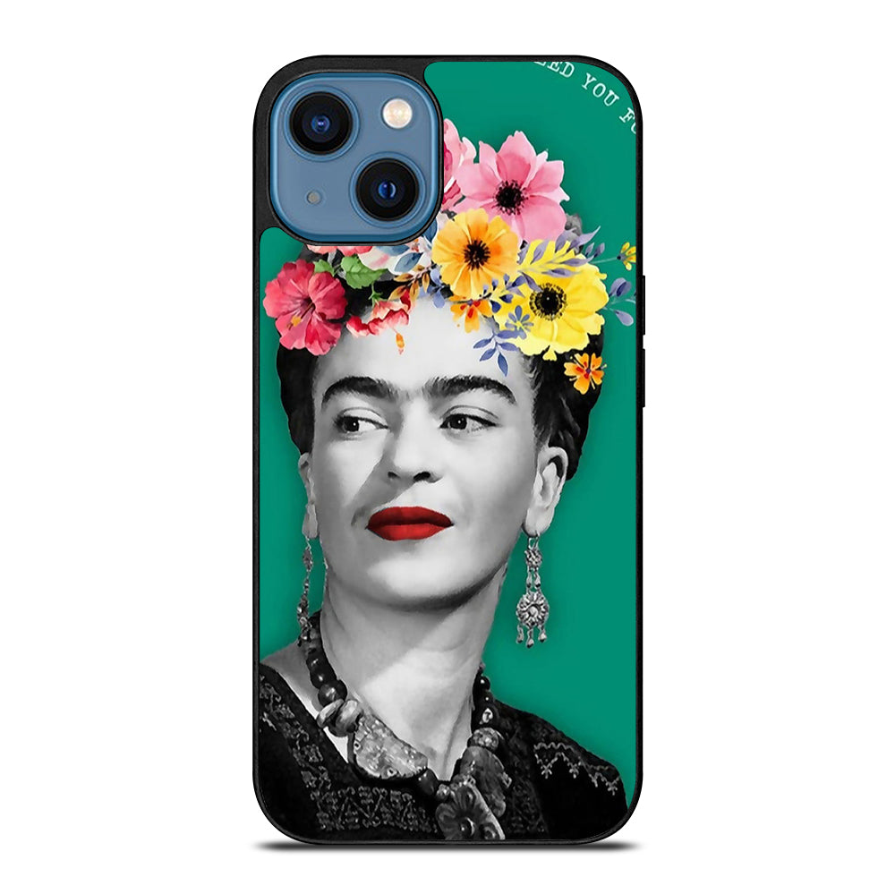 FRIDA KAHLO FACE ART iPhone 14 Case Cover