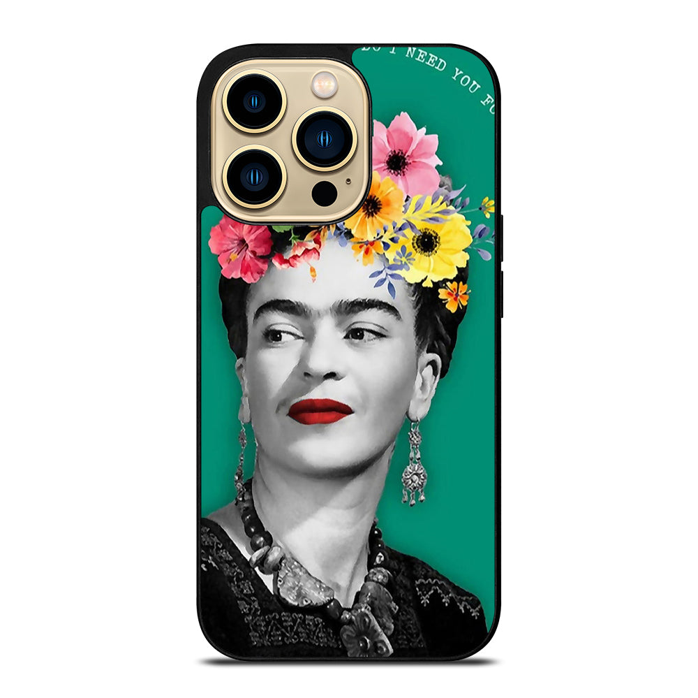 FRIDA KAHLO FACE ART iPhone 14 Pro Max Case Cover