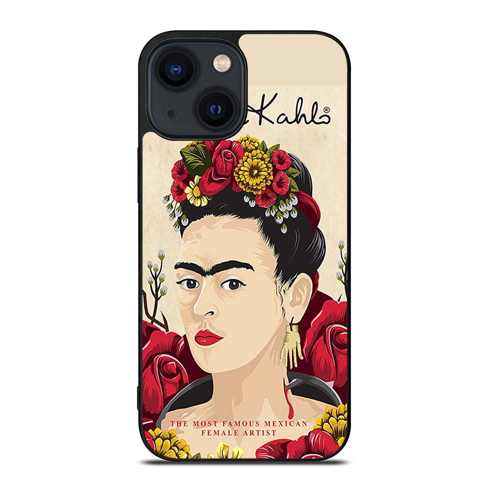 FRIDA KAHLO FLOWER iPhone 14 Plus Case Cover