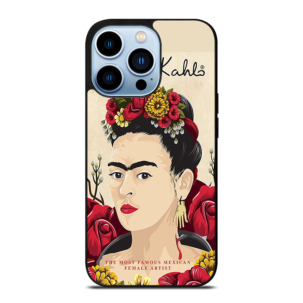 FRIDA KAHLO FLOWER iPhone 13 Pro Max Case Cover