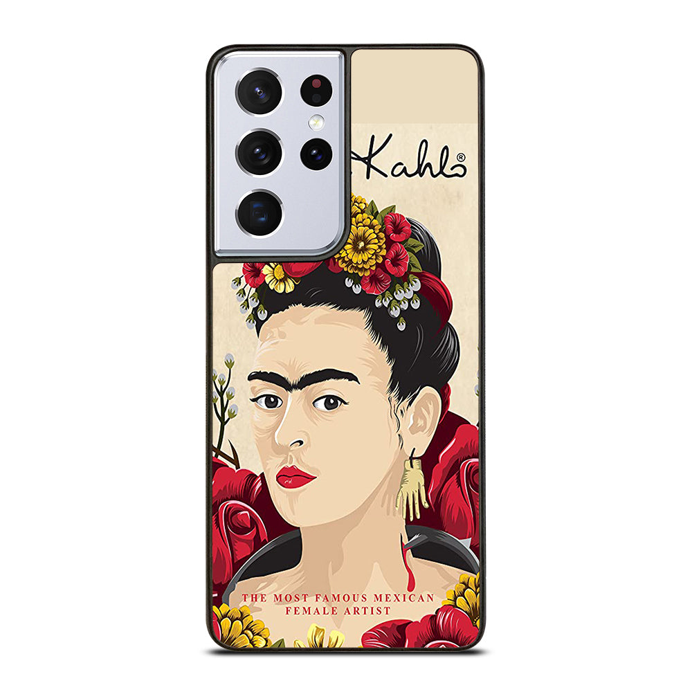 FRIDA KAHLO FLOWER Samsung Galaxy S21 Ultra Case Cover