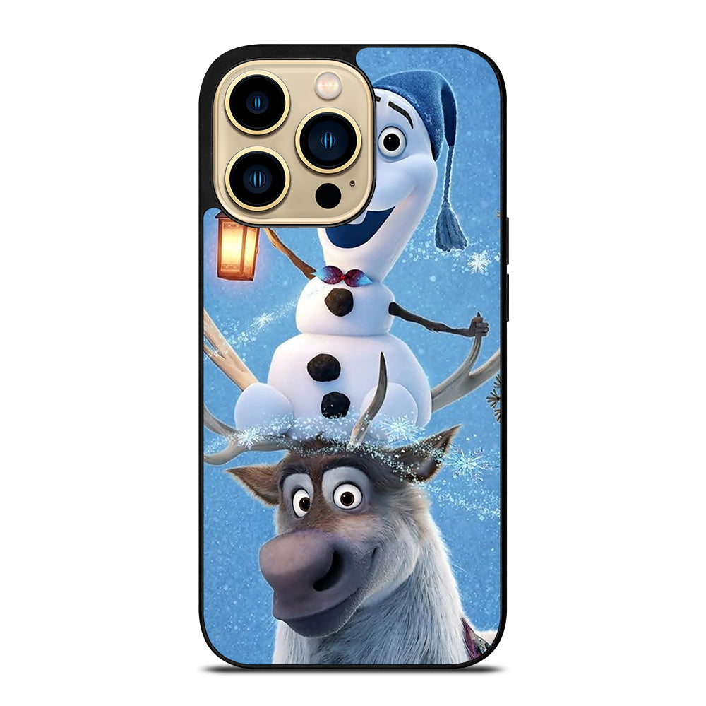 FROZEN OLAF AND SVEN CARTOON iPhone 14 Pro Max Case Cover