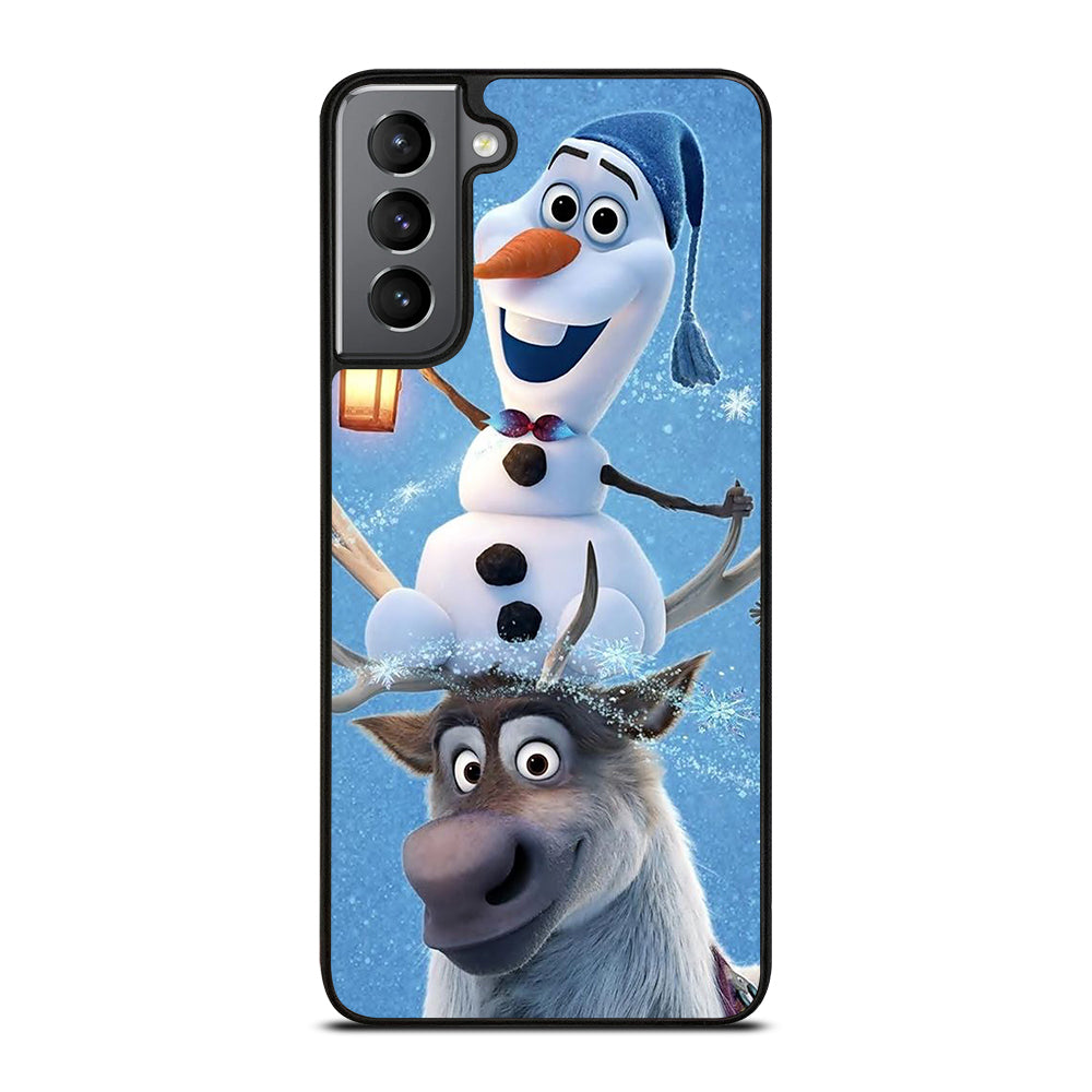 FROZEN OLAF AND SVEN CARTOON Samsung Galaxy S21 Plus Case Cover