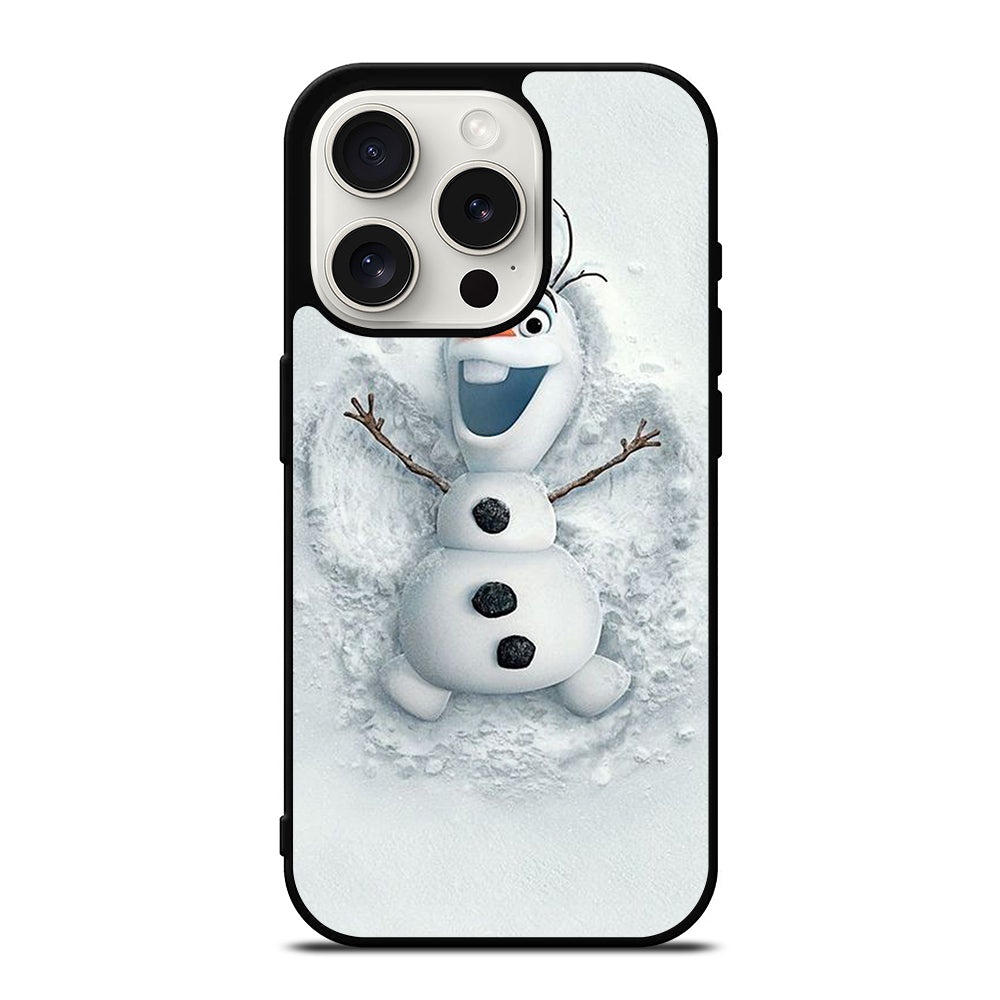 FROZEN OLAF CARTOON iPhone 15 Pro Case Cover