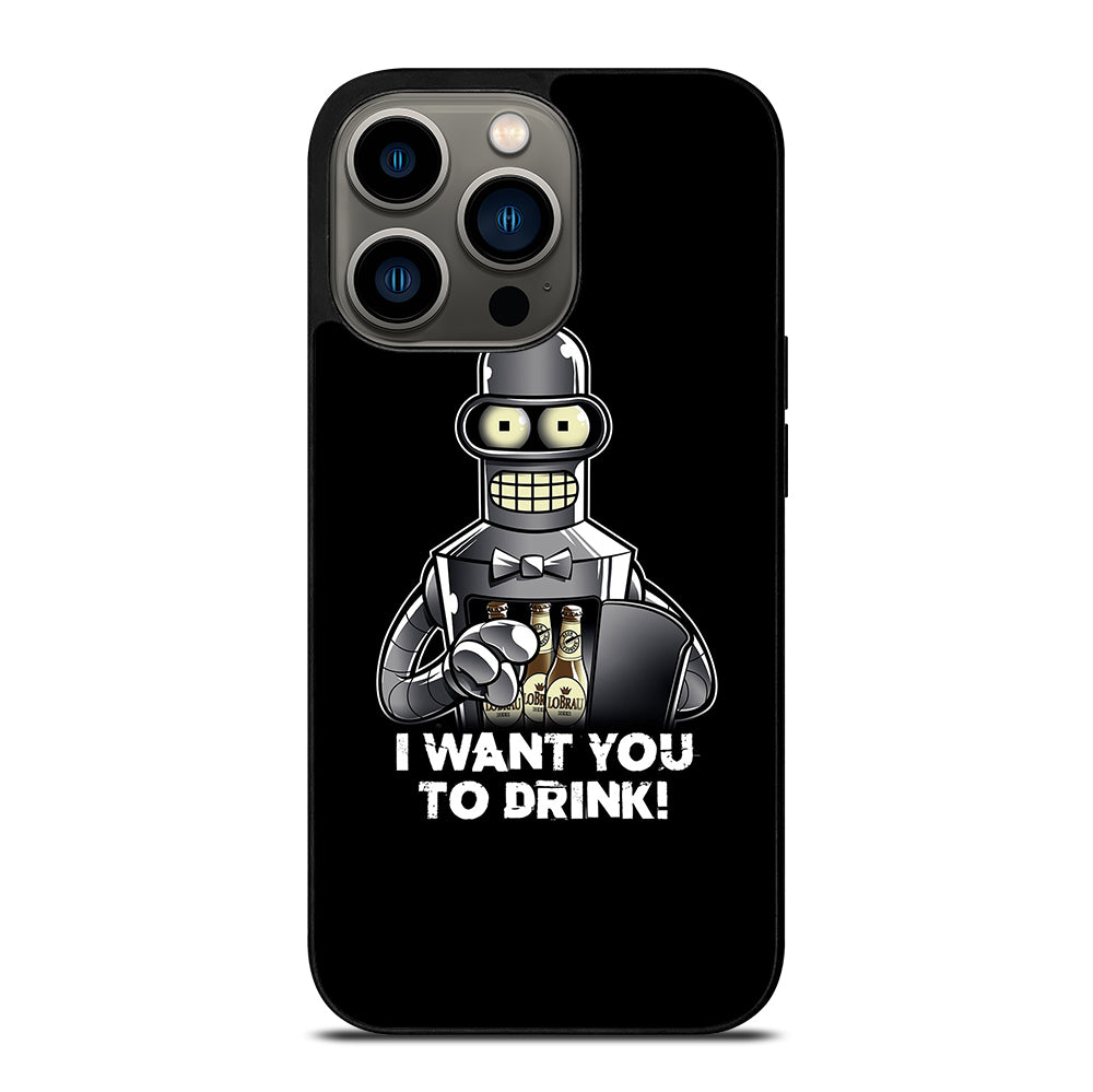 FUTURAMA BENDER QUOTE 2 iPhone 13 Pro Case Cover