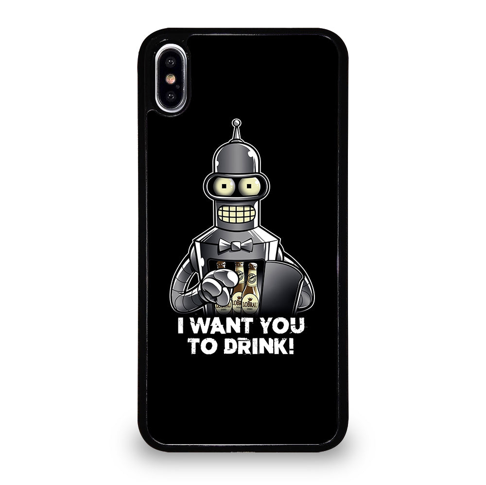 FUTURAMA BENDER QUOTE 2 iPhone XS Max Case Cover