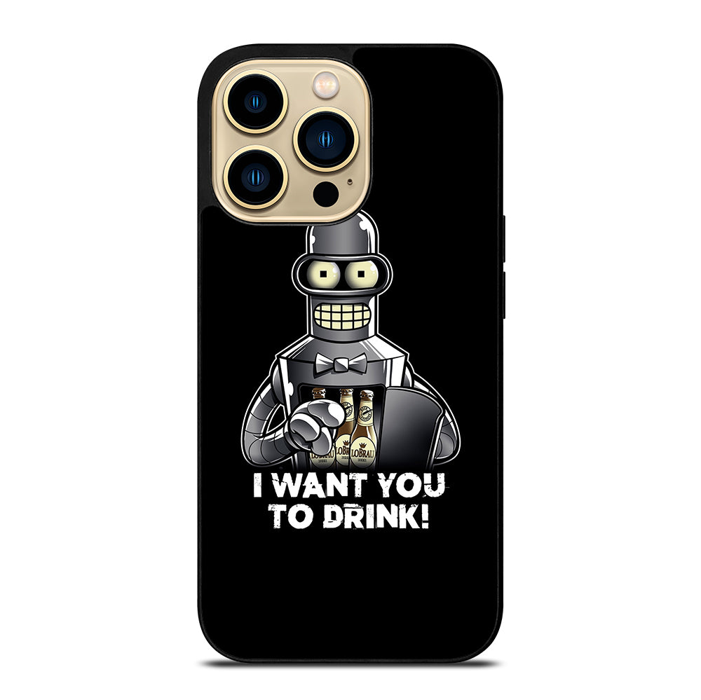 FUTURAMA BENDER QUOTE 2 iPhone 14 Pro Max Case Cover