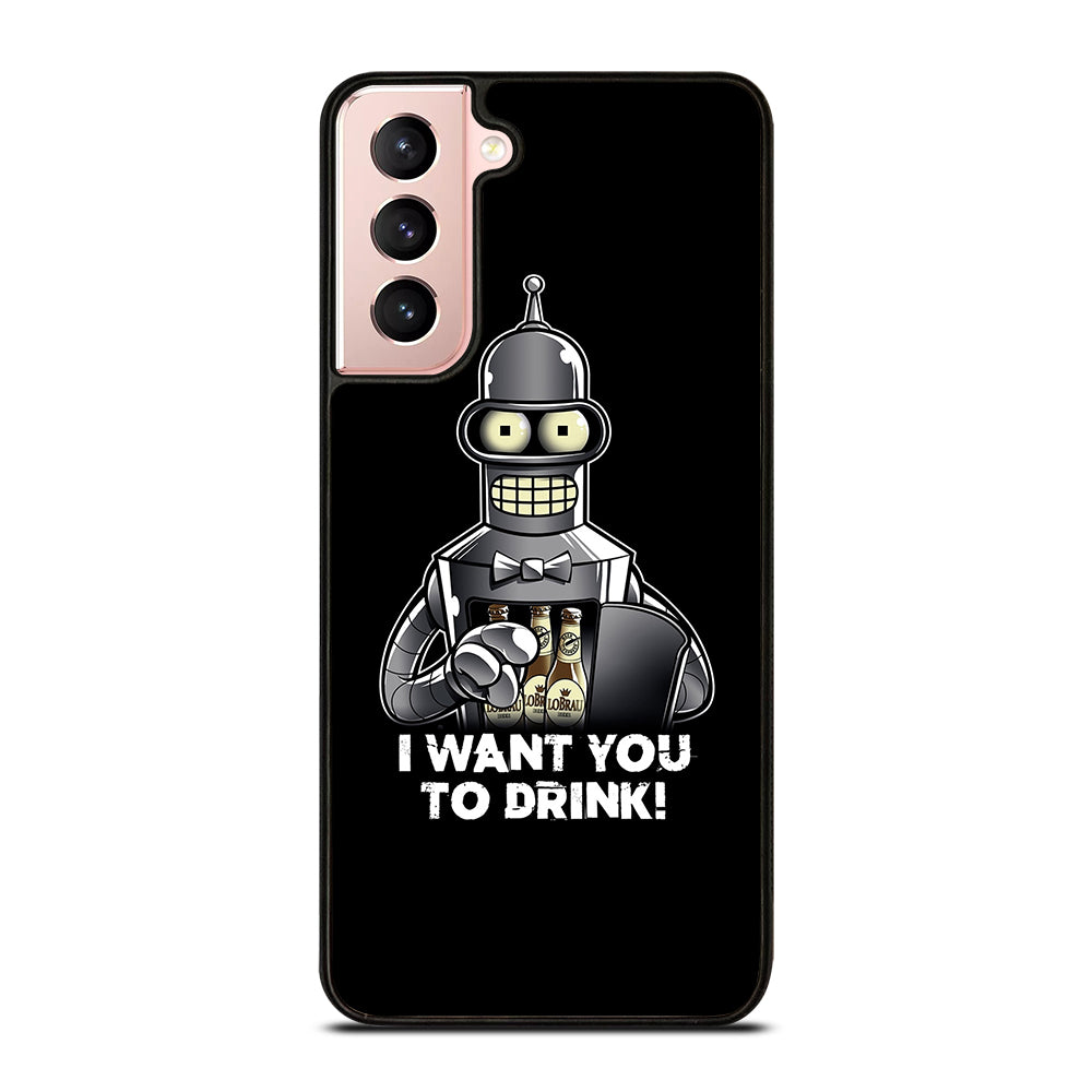 FUTURAMA BENDER QUOTE 2 Samsung Galaxy S21 Case Cover
