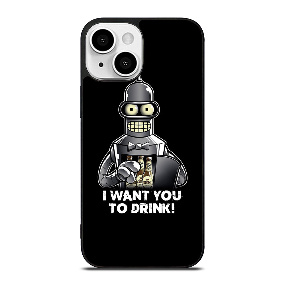 FUTURAMA BENDER QUOTE 2 iPhone 13 Mini Case Cover
