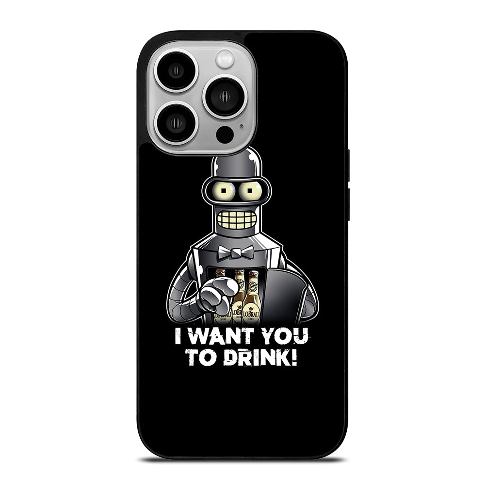 FUTURAMA BENDER QUOTE 2 iPhone 14 Pro Case Cover