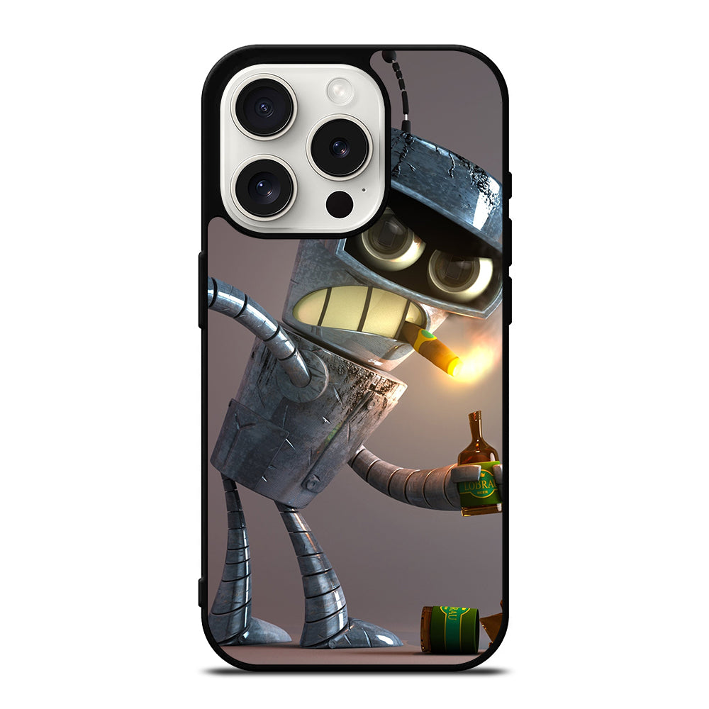 FUTURAMA BENDER iPhone 15 Pro Case Cover