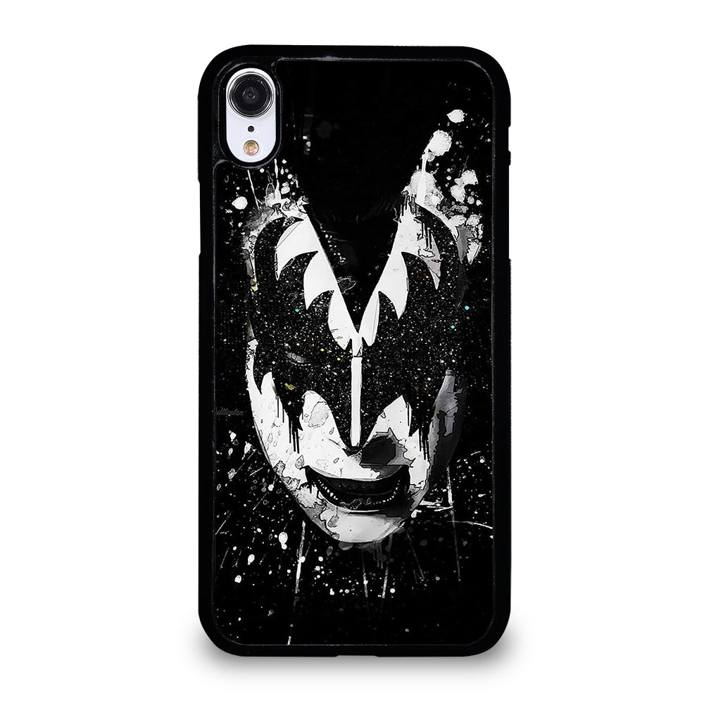 GENE SIMMONS FACE ART KISS BAND iPhone XR Case Cover