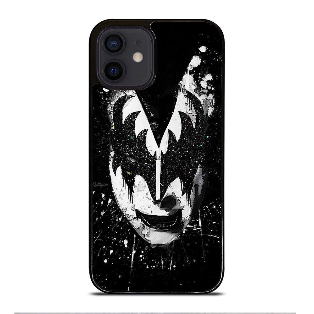 GENE SIMMONS FACE ART KISS BAND iPhone 12 Mini Case Cover