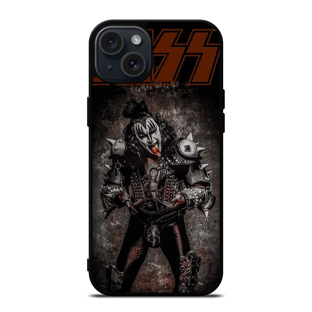 GENE SIMMONS KISS BAND iPhone 15 Plus Case Cover