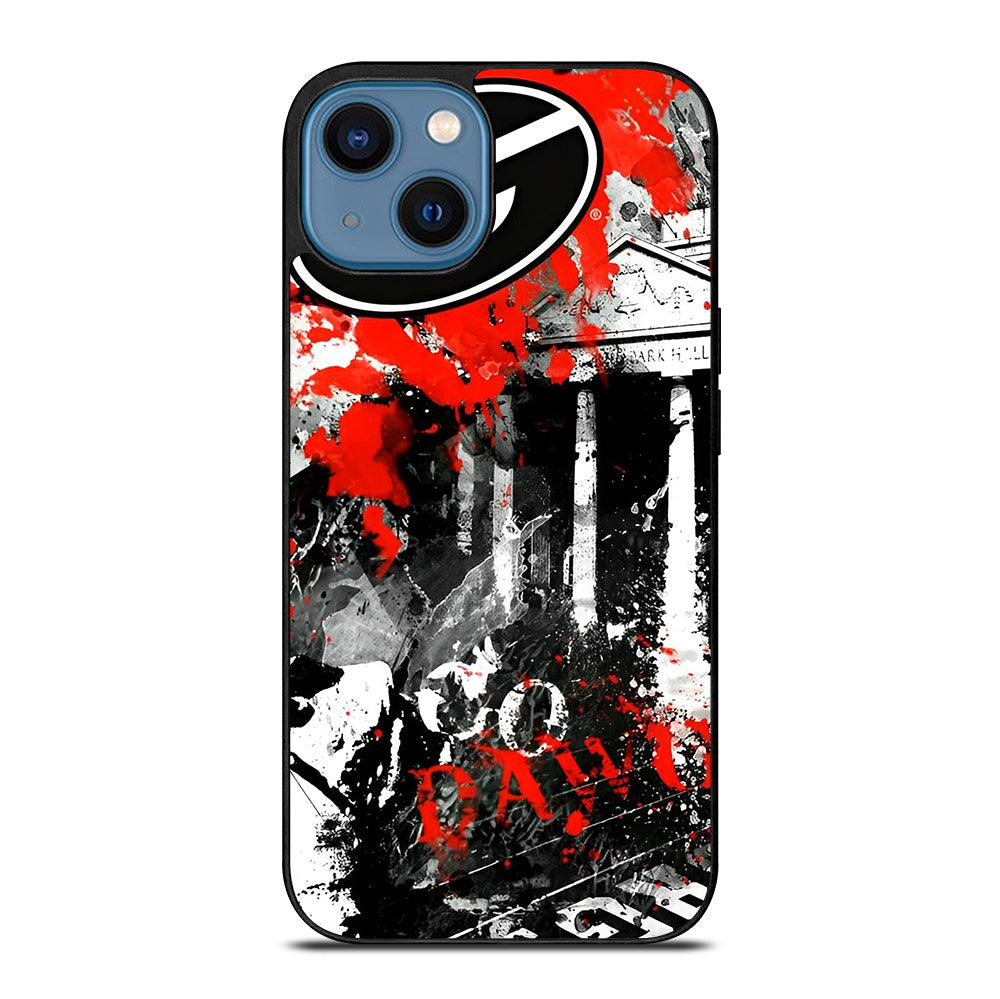 GEORGIA BULLDOGS ART iPhone 14 Case Cover