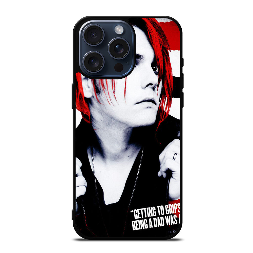 GERARD WAY MCR POSTER iPhone 15 Pro Max Case Cover