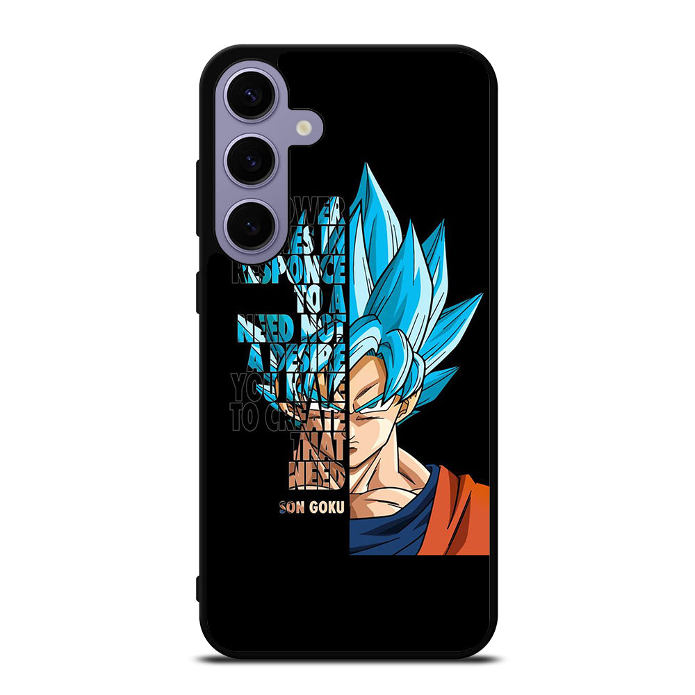 GOKU DRAGON BALL QUOTE Samsung Galaxy S24 Plus Case Cover