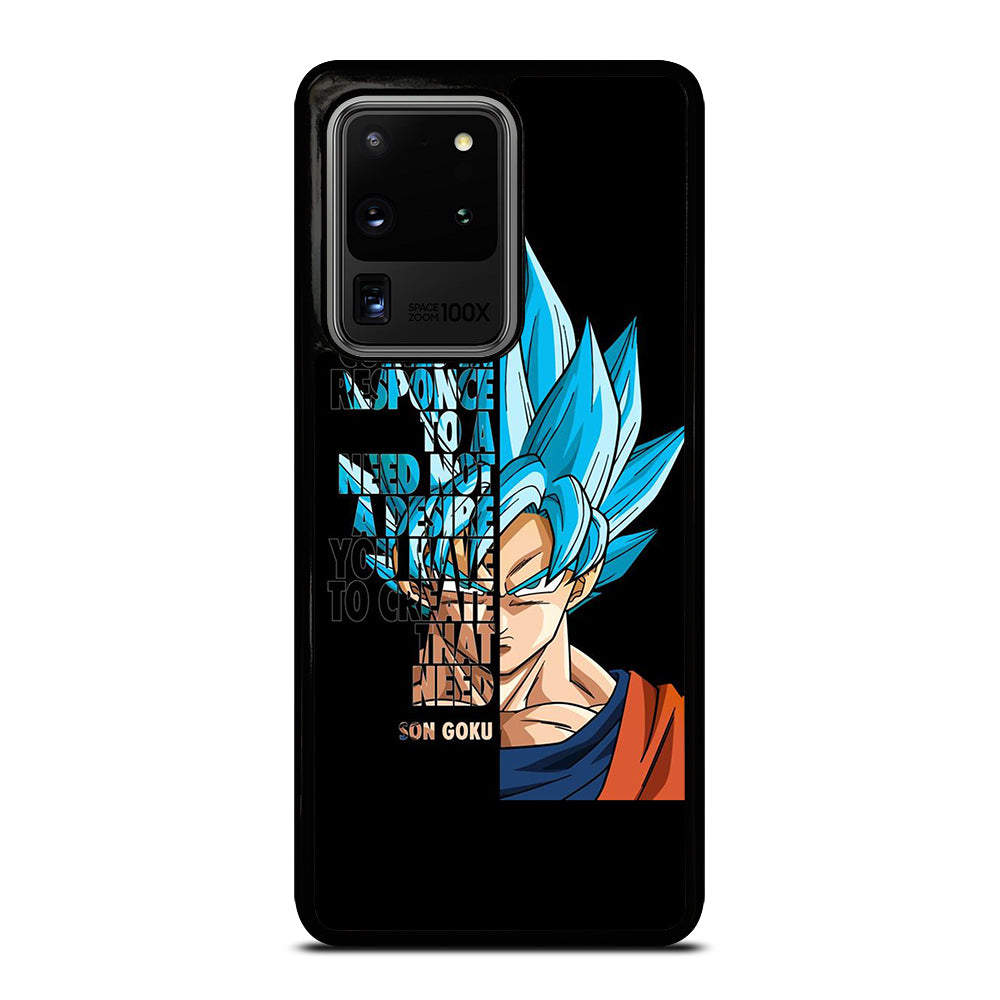 GOKU DRAGON BALL QUOTE Samsung Galaxy S20 Ultra Case Cover