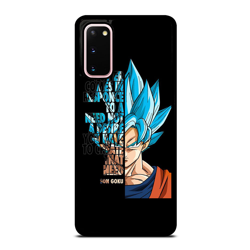 GOKU DRAGON BALL QUOTE Samsung Galaxy S20 Case Cover