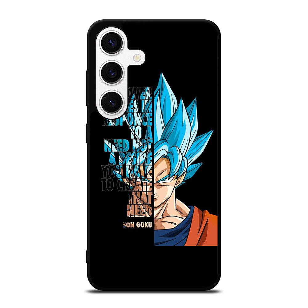 GOKU DRAGON BALL QUOTE Samsung Galaxy S24 Case Cover