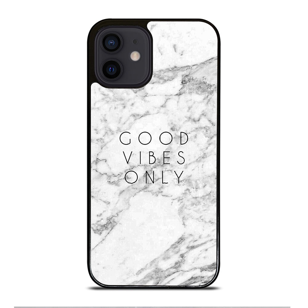 GOOD VIBES ONLY MARBLE 1 iPhone 12 Mini Case Cover