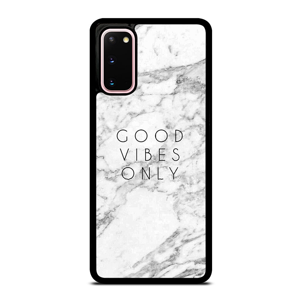GOOD VIBES ONLY MARBLE 1 Samsung Galaxy S20 Case Cover
