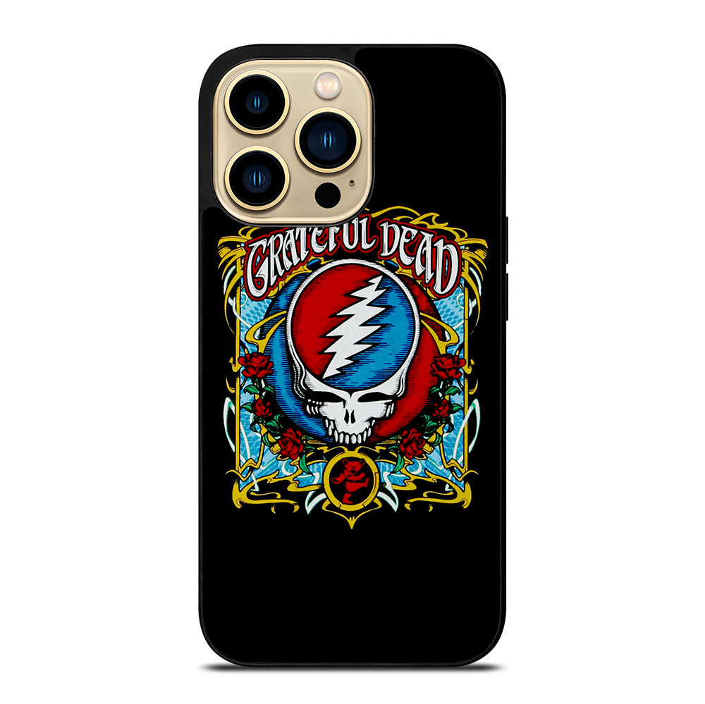 GRATEFUL DEAD BAND ROSE LOGO iPhone 14 Pro Max Case Cover