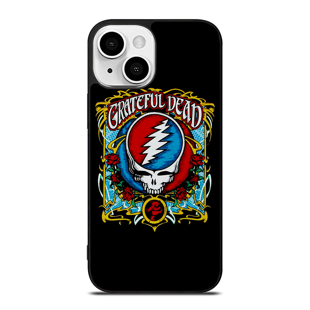 GRATEFUL DEAD BAND ROSE LOGO iPhone 13 Mini Case Cover