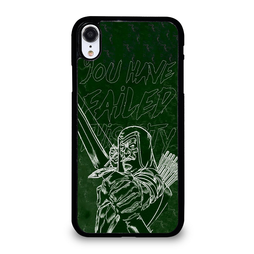 GREEN ARROW QUOTE iPhone XR Case Cover