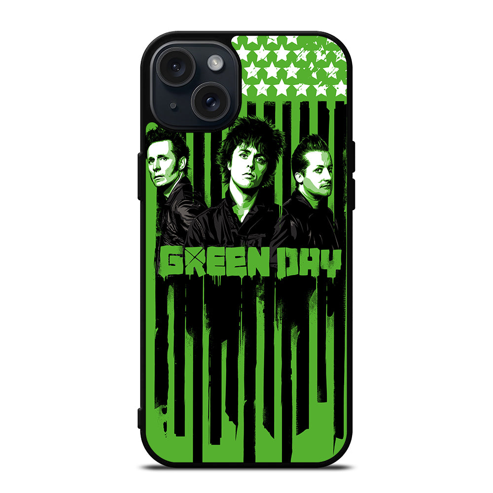 GREEN DAY BAND POSTER 3 iPhone 15 Plus Case Cover