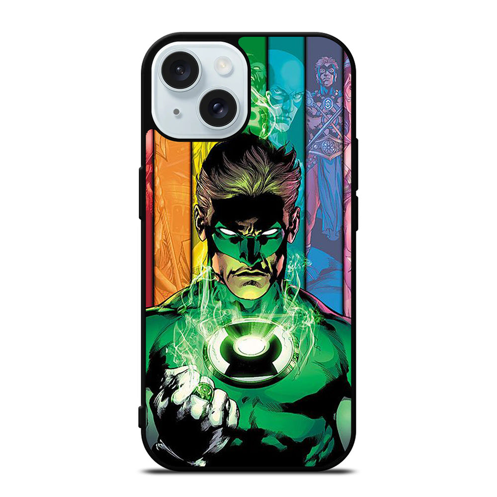 GREEN LANTERN SUPER HERO DC iPhone 15 Case Cover