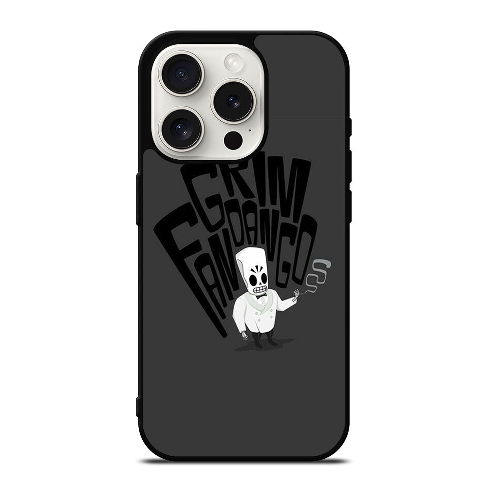 GRIM FANDANGO MANNY CALAVERA CARTOON 2 iPhone 15 Pro Case Cover