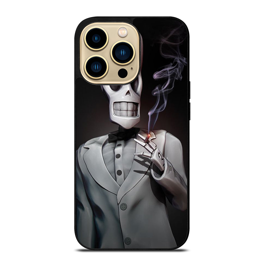 GRIM FANDANGO MANNY CALAVERA SMOKE iPhone 14 Pro Max Case Cover