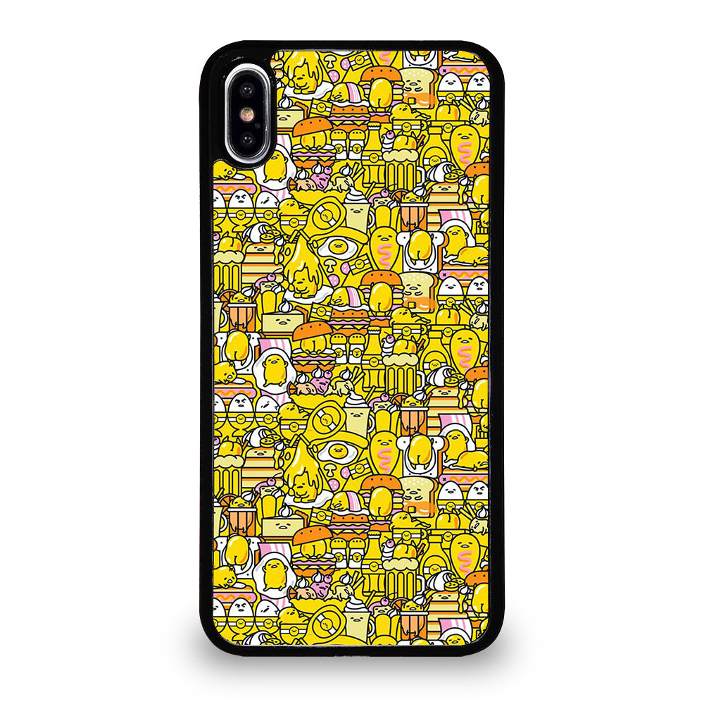 GUDETAMA LAZY EGG CUTE PATTERN iPhone XS Max Case Cover