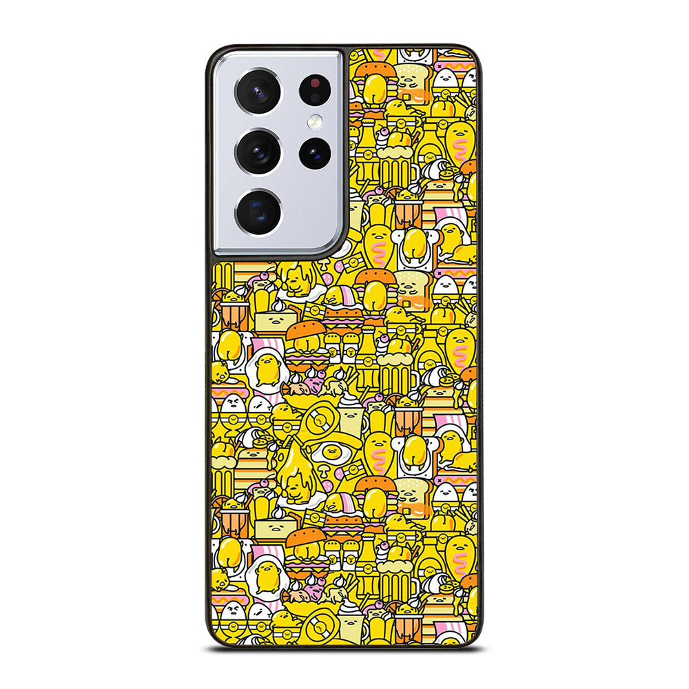 GUDETAMA LAZY EGG CUTE PATTERN Samsung Galaxy S21 Ultra Case Cover