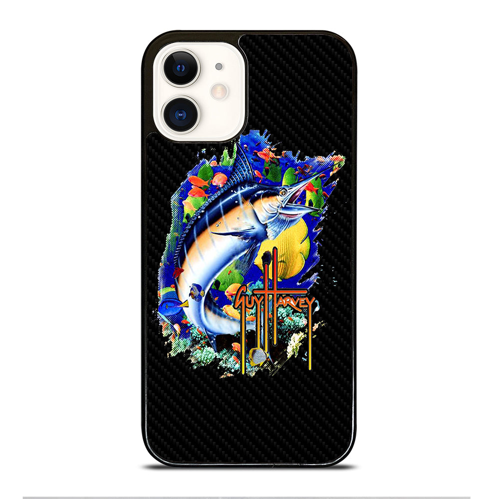 GUY HARVEY ISLAND CARBOON LOGO iPhone 12 Case Cover