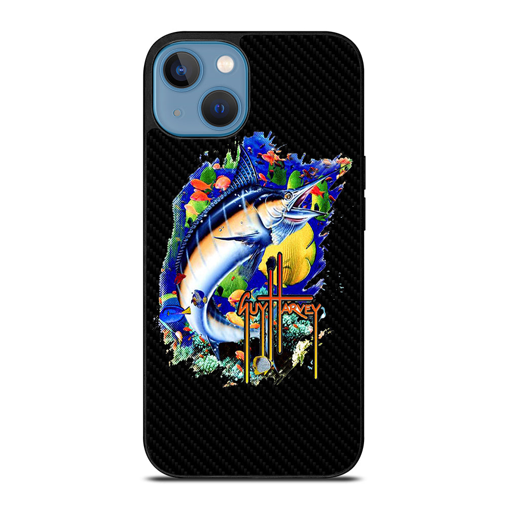 GUY HARVEY ISLAND CARBOON LOGO iPhone 13 Case Cover