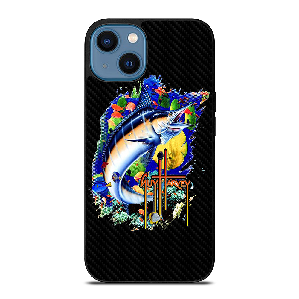 GUY HARVEY ISLAND CARBOON LOGO iPhone 14 Case Cover