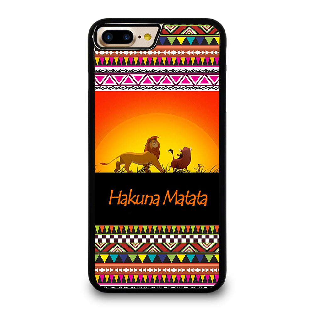 HAKUNA MATATA LION KING AZTEC 5 iPhone 7 / 8 Plus Case Cover